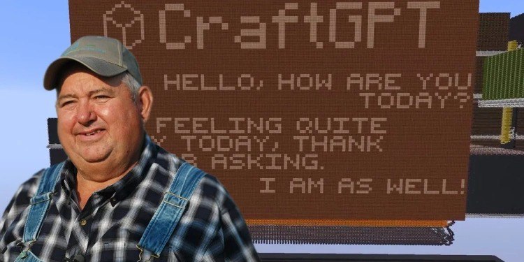 Player Minecraft Bikin ChatGPT Sederhana di Dalam Game